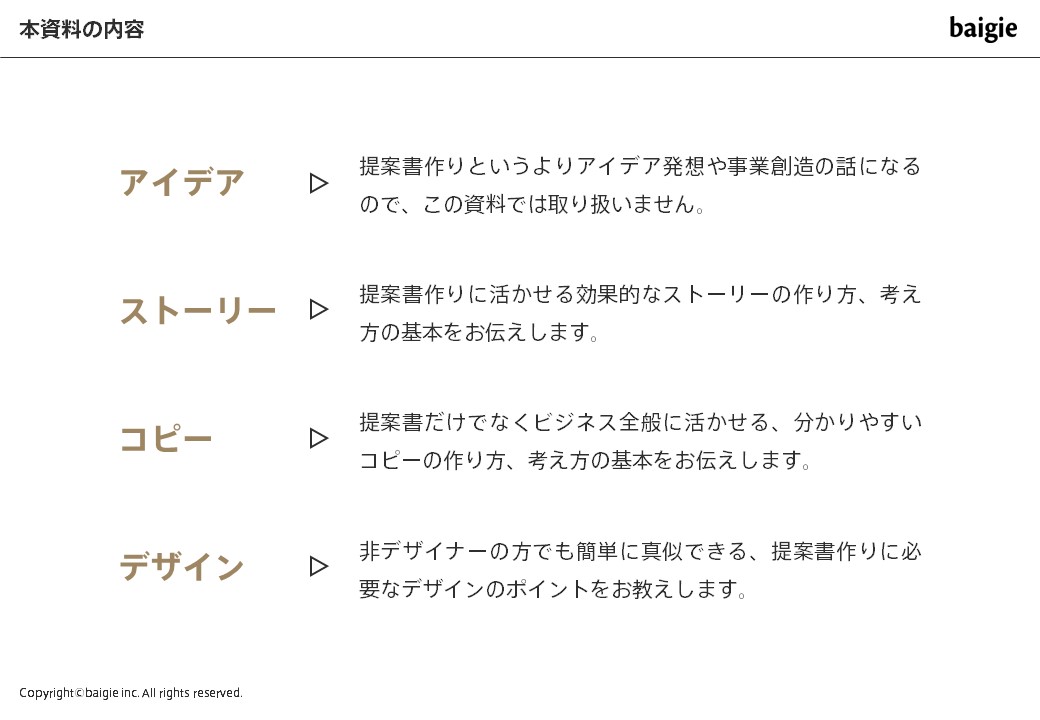 本資料の取り扱い範囲